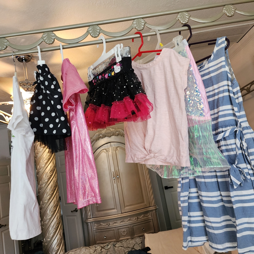 Assorted Bundle Of Fun And Colorful Girls Outfits